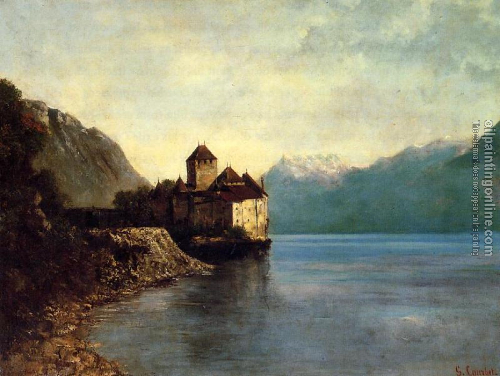 Courbet, Gustave - Chateau du Chillon